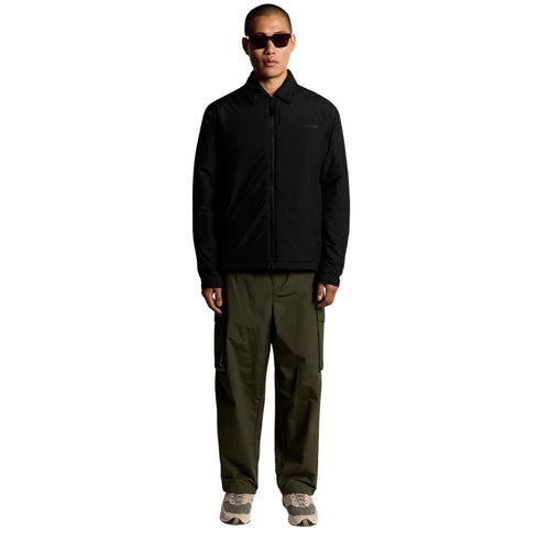 Lyle & Scott Black Collared Puffer Jacket XS
