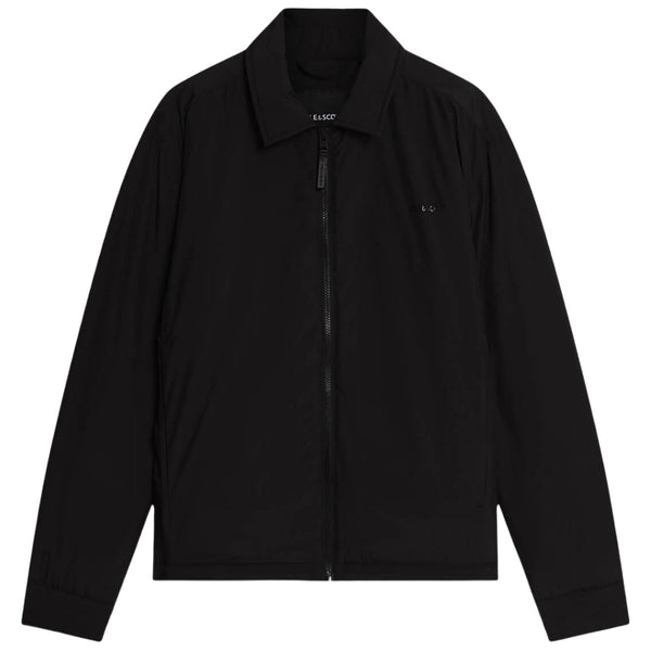 Lyle & Scott Black Collared Puffer Jacket XS