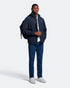 Lyle Scott Branded Navy Blue Hooded Short Lightweight Jacket