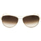 Juicy Couture Brown Gradient Lens Light Gold Sunglasses One Size