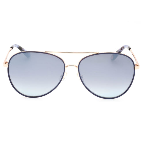 Juicy Couture Silver Lens Blue Detail Gold Sunglasses One Size