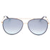 Juicy Couture Silver Lens Blue Detail Gold Sunglasses One Size