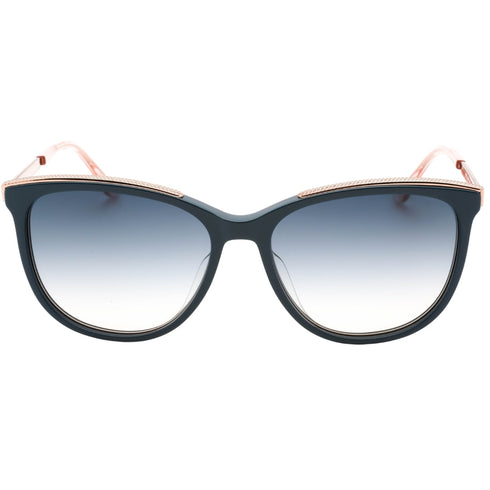 Juicy Couture Blue Gradient Lens Rose Gold Sunglasses One Size