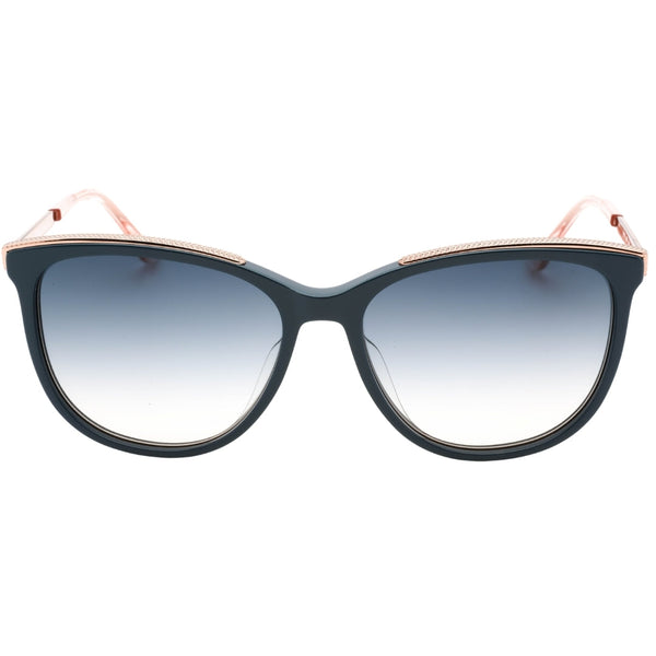 Juicy Couture Blue Gradient Lens Rose Gold Sunglasses One Size