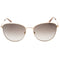 Juicy Couture Brown SF Lens Light Gold Sunglasses One Size