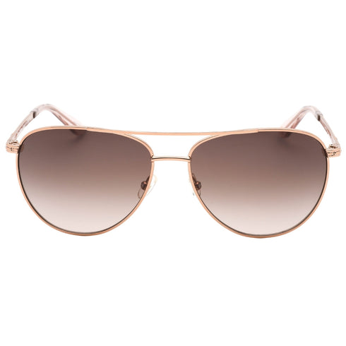 Juicy Couture Brown SF Lens Rose Gold Sunglasses One Size
