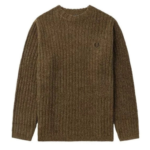 Fred Perry K6511 P96 Shaded Stone Rib Jumper mens XL