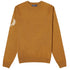 Fred Perry K6516 644 Dark Caramel Crew Jumper Mens XS
