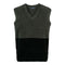 FRED PERRY K6520 638 FIELD GREEN CHENILLE COLOURBLOCK TANK TOP VEST S