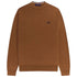 Fred Perry Brown Classic Crewneck Jumper XS