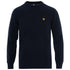 Lyle & Scott Lambswool Knitted Dark Navy Blue Sweater XS