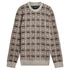 Lyle & Scott Grey Brushed Intarsia Crew Neck Jumper S