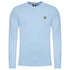 Lyle & Scott Cotton Merino Crew Neck Jumper Light Blue Sweater XS