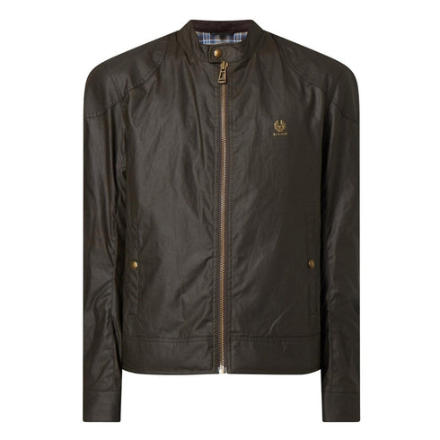 Belstaff Kelland Waxed Cotton Faded Olive Jacket XS
