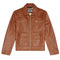 Diesel L-Cale Brown Leather Jacket L