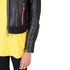 Diesel L Lyssa C Black Short Cut Black Leather Jacket