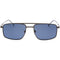 Lacoste Blue Lensed Matte Dark Grey Sunglasses L255S 021