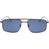 Lacoste Blue Lensed Matte Dark Grey Sunglasses L255S 021