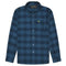 Lyle & Scott Tonal Check Flannel Dark Navy Blue Long Sleeve Shirt M