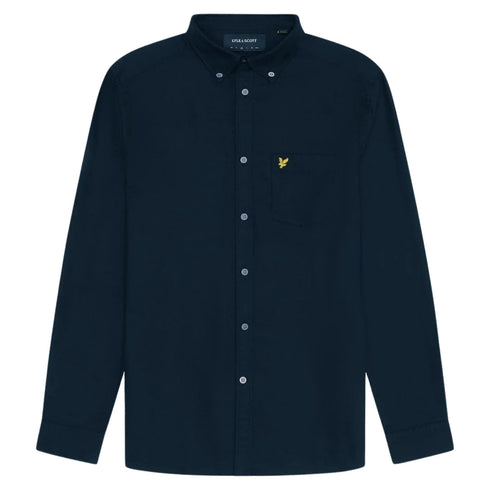 Lyle & Scott Dark Navy Blue Long Sleeve Shirt S