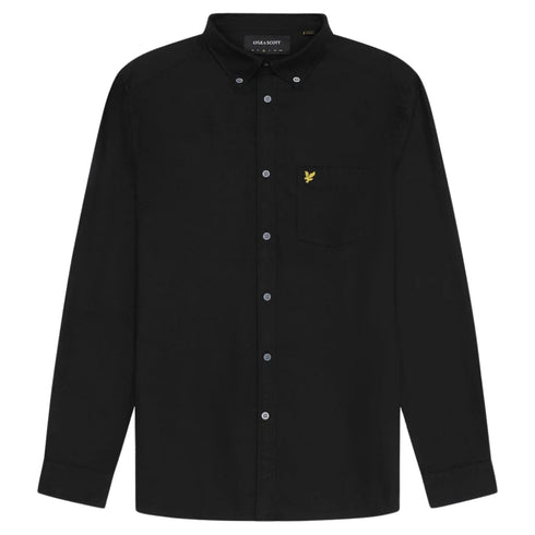 Lyle & Scott Black Long Sleeve Shirt L