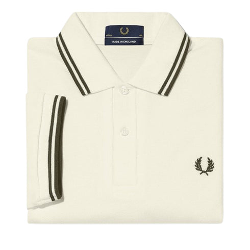 Fred Perry M12 R53 Cream Polo Shirt Mens M