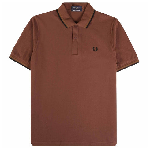 Fred Perry M12 T30 Maroon Polo Shirt Mens S