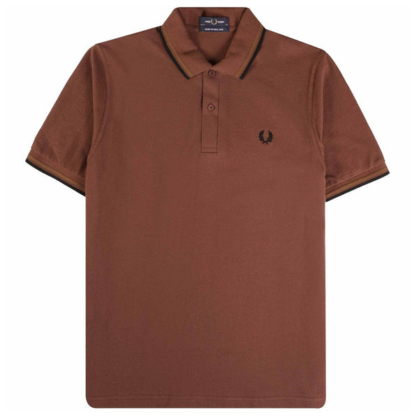 Fred Perry M12 T30 Maroon Polo Shirt Mens S