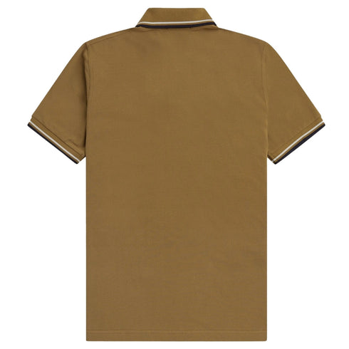 Fred Perry M12 V46 Brown Polo Shirt Mens M