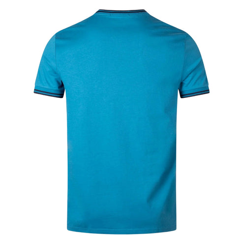 Fred Perry M1588 V35 Ocean Blue T-shirt Mens XS