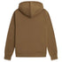 Fred Perry Twin Tipped Sleeve Brown Hoodie XS