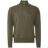Fred Perry Twin Tipped Sleeve Dark Green Half Zip Sweatshirt XS