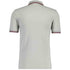 Fred Perry Burgundy Twin Tipped Collar Grey Polo Shirt S