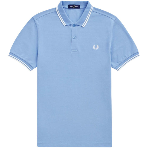 Fred Perry M3600 L15 Sky Blue Polo Shirt Mens XS