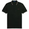 Fred Perry Red/White Twin Tipped Dark Green Polo Shirt XS