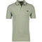 Fred Perry Black Twin Tipped Collar Light Green Polo Shirt XS