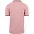 Fred Perry Oxblood Twin Tipped Collar Chalky Pink Polo Shirt XS
