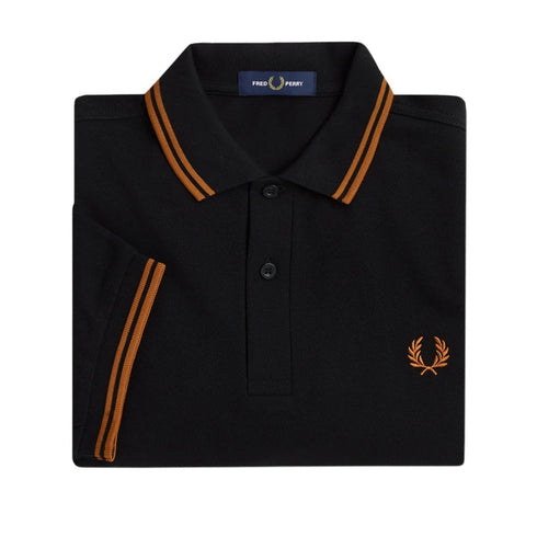 Fred Perry M3600 S38 Black Polo Shirt Mens S