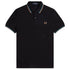 Fred Perry M3600 T45 Black Polo Shirt Mens XS