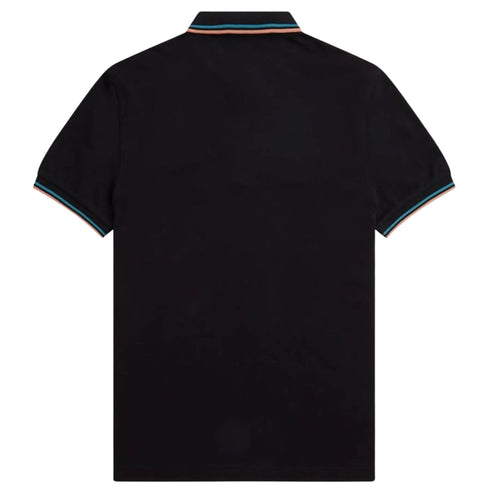 Fred Perry M3600 T45 Black Polo Shirt Mens XS
