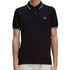 Fred Perry M3600 T45 Black Polo Shirt Mens XS