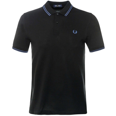 Fred Perry M3600 T46 Black Polo Shirt Mens XS
