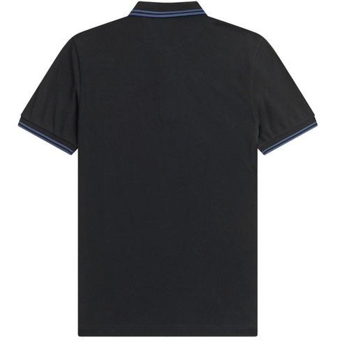 Fred Perry M3600 T46 Black Polo Shirt Mens XS