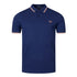 FRED PERRY M3600 T49 FRENCH NAVY/RUST/SEAGREASS TWIN TIPPED POLO SHIRT M