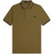 Fred Perry M3600 U40 Brown Polo Shirt Mens XS