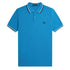 Fred Perry M3600 S10 Cyber Blue Polo Shirt Mens XS