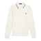 FRED PERRY M3636 T53 ECRU/BLACK/LIMESTONE LS TWIN TIPPED POLO SHIORT XXL