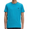 FRED PERRY M4613 S74 S74 CYBER BLUE/BLACK CONTRAST TAPE RINGER T-SHIRT MEN M
