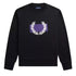 Fred Perry Laurel Wreath Graphic Black Sweatshirt