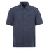 FRED PERRY M4661 C71 FRENCH NAVY MARL POCKET DETAIL OXFORD SHIRT S